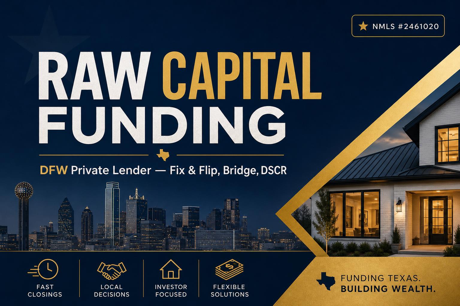 Pre Cap Structer How It Works | DFW Private Lending Process | RAW Capital Funding